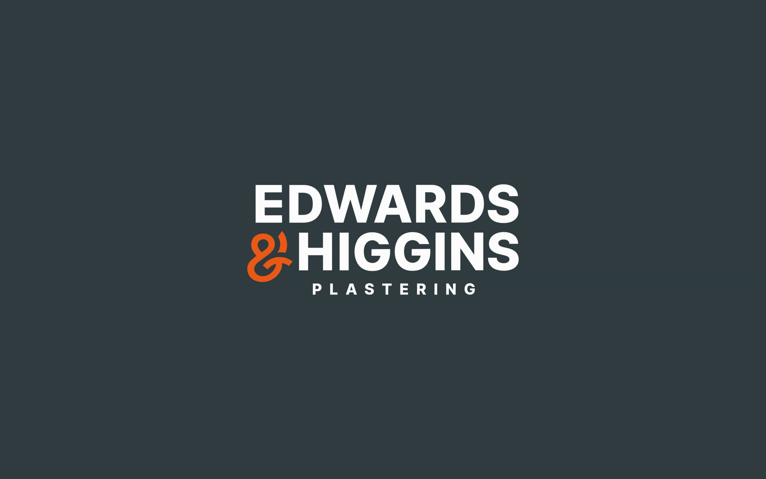 Visual Identity Main Logo for Edwards & Higgins Plastering