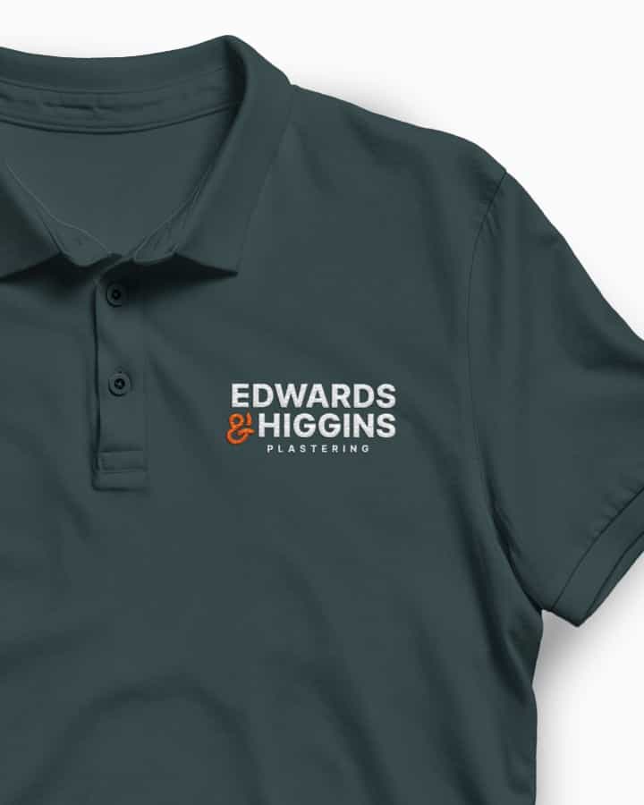 Polo Shirt Merchandise for Edwards & Higgins Plastering