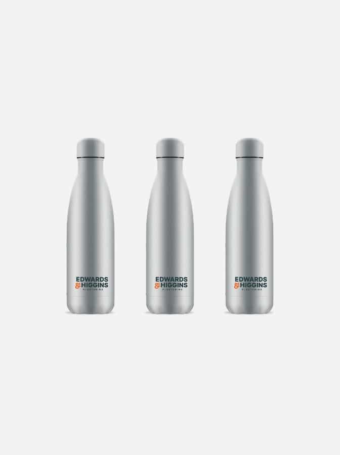 Waterbottles for Edwards & Higgins Plastering